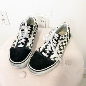 Vans Black and White Checkered Sneakers
